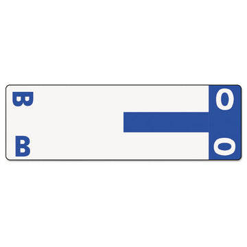 Smead® Alphaz Color-coded First Letter Combo Alpha Labels, B-o, 1.16 X 3.63, Dark Blue-white, 5-sheet, 20 Sheets-pack freeshipping - TVN Wholesale